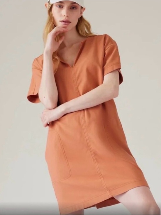 Athleta Dresses & Skirts - NWT Athleta Farallon Dress in Terracotta Orange Size small